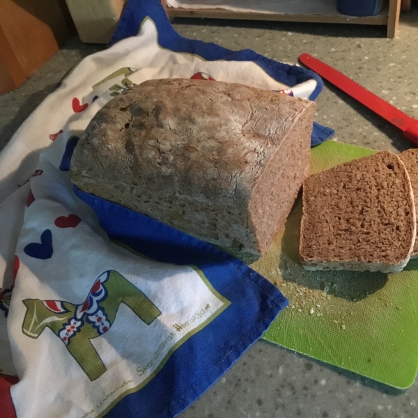 Danish Rugbrod (Rye Bread) for the Bread Machine