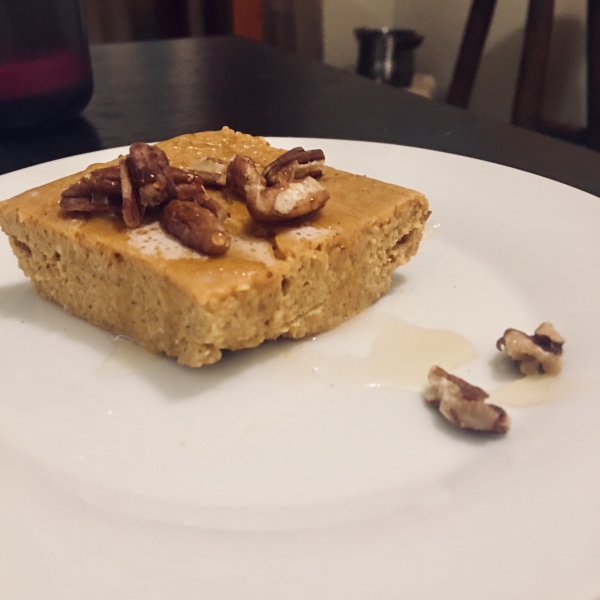 Low-Carb Pumpkin Cheesecake Bars