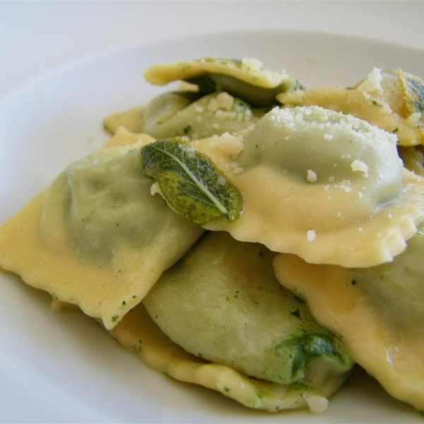 Spinach, Feta, and Pine Nut Ravioli Filling