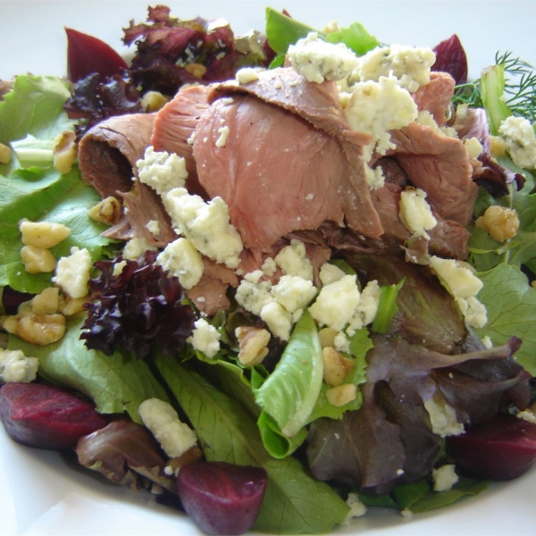 Steak and Spinach Salad