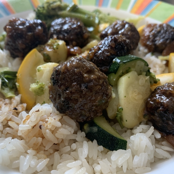 Spicy Orange Bison Balls