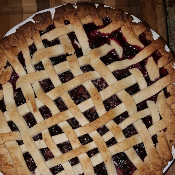 Grandma's Blueberry Pie