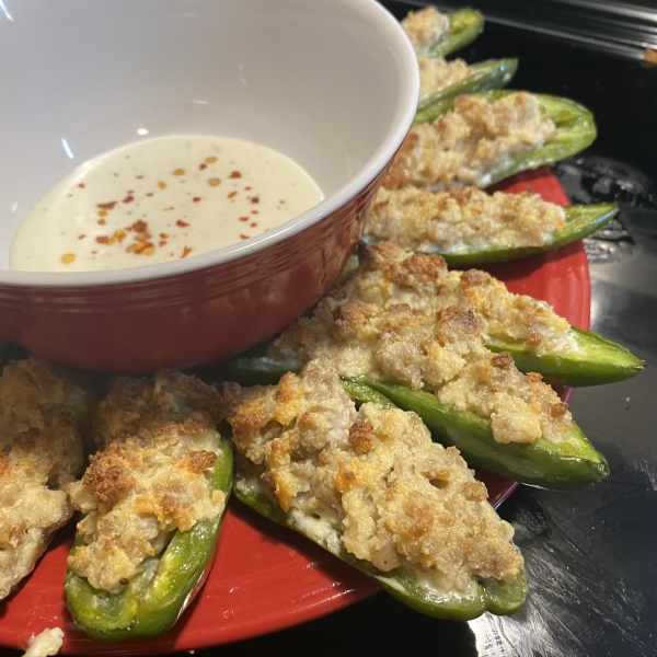 Sausage Stuffed Jalapeños