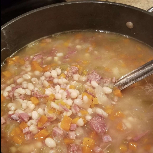 White Bean and Ham Bone Soup