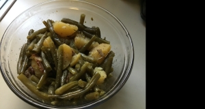 Slow Cooker Green Beans and Potatoes