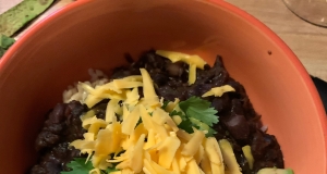 Cuban Black Bean Soup in the Slow Cooker