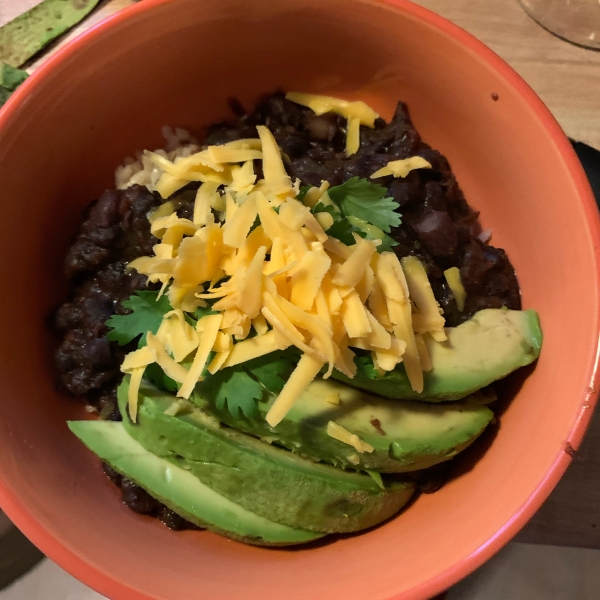 Cuban Black Bean Soup in the Slow Cooker