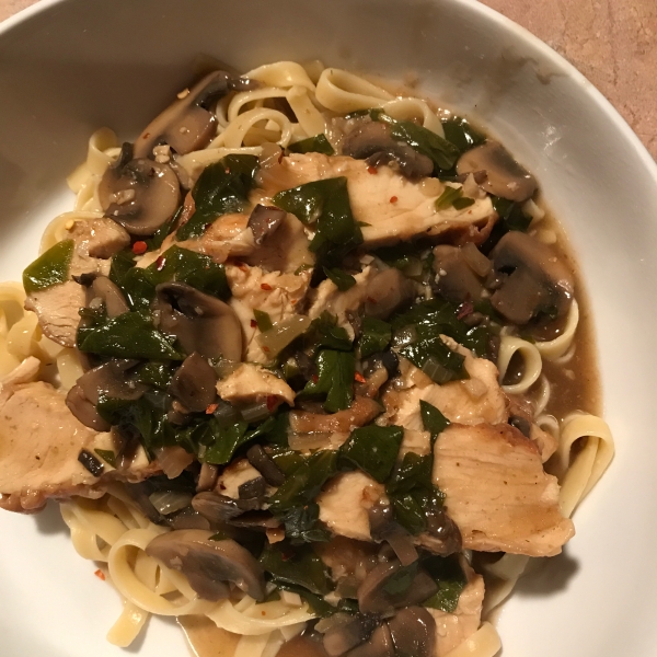 Mushroom Chicken Piccata