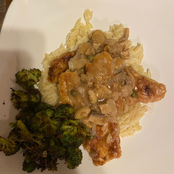 Mushroom Chicken Piccata