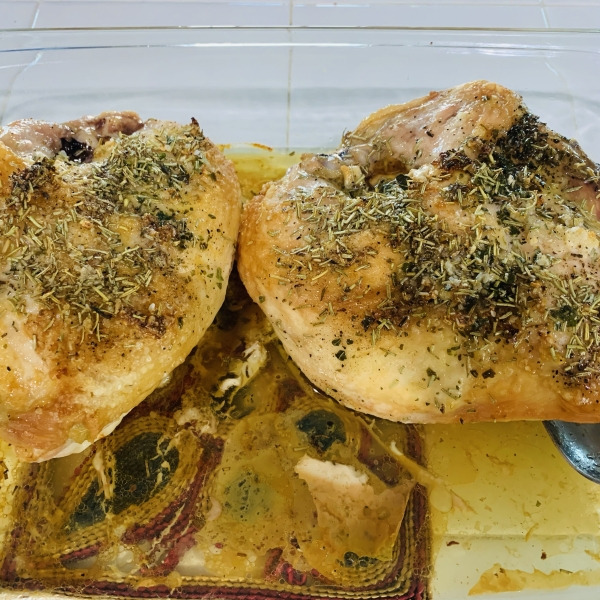 Baked Split Chicken Breast