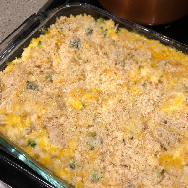 Chicken, Broccoli, and 'Rice' Casserole