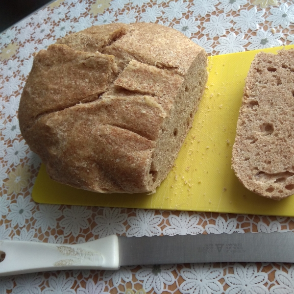 Dutch Oven Whole Wheat Bread