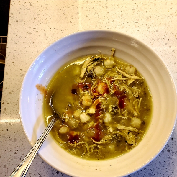 Instant Pot® Chicken Posole Verde