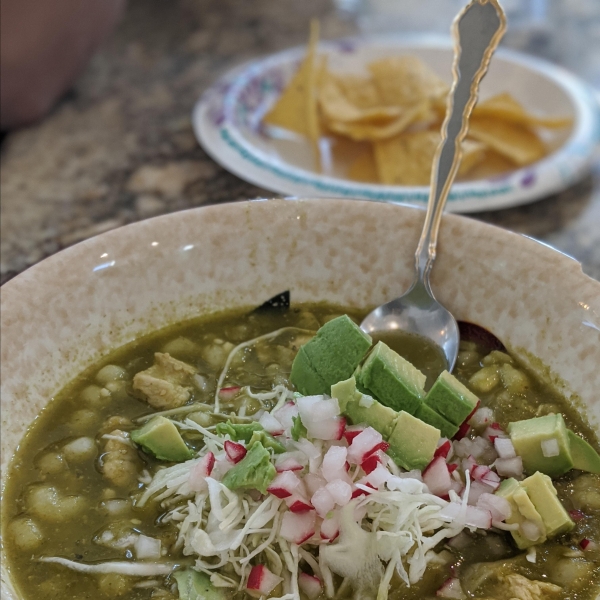 Instant Pot® Chicken Posole Verde