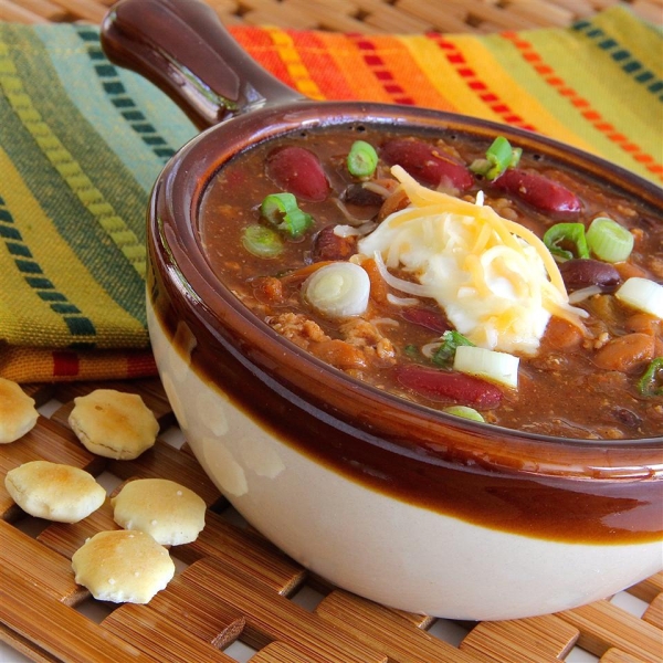 Spicy Turkey Four-Bean Chili