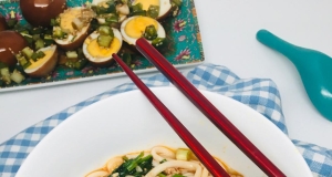 Miso Udon Noodles with Spinach and Tofu