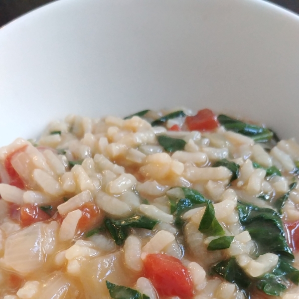 Instant Pot® Tomato-Spinach Risotto