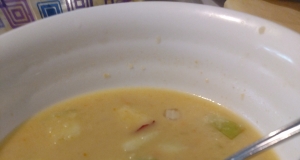 Cheddar Apple Soup