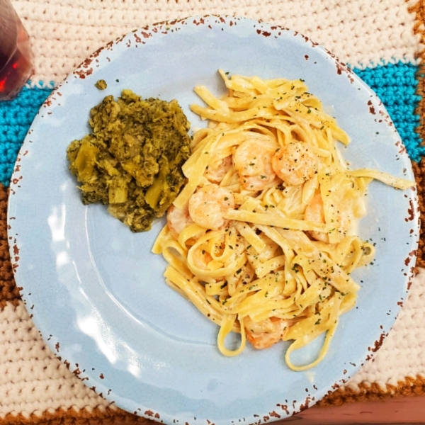 Shrimp Fettuccine Alfredo