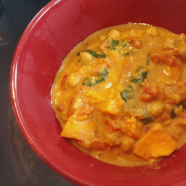 Vegan Sweet Potato Chickpea Curry