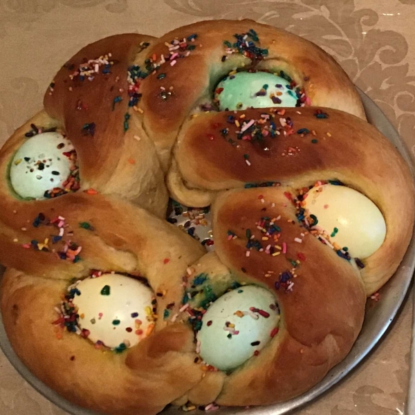 Easter Bird's Nest Bread