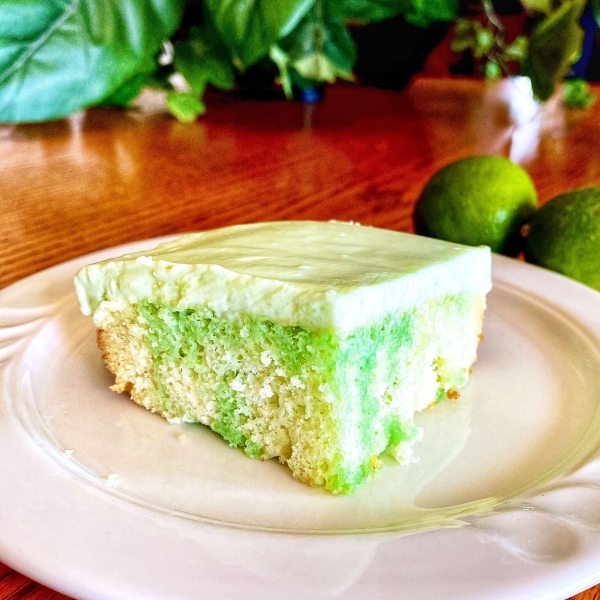 Tudy's Key Lime Pie Poke Cake