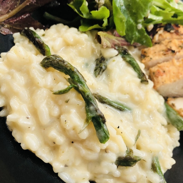 Low-Carb Asparagus Cauli Risotto