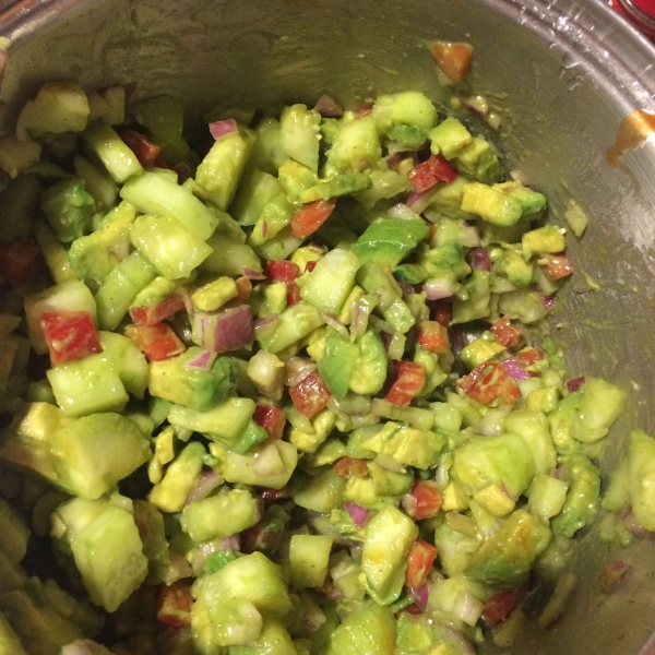 Cool Cucumber and Avocado Salad