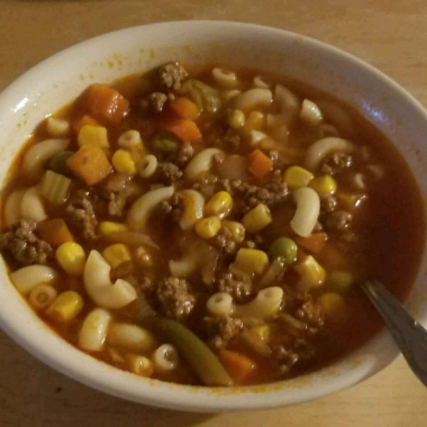 Hamburger Vegetable Soup