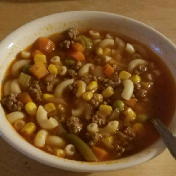 Hamburger Vegetable Soup