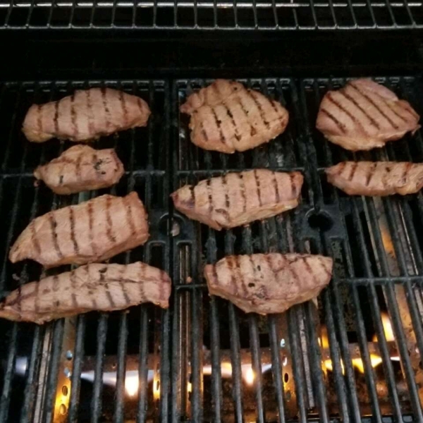 Rib-Eye Steaks with a Soy and Ginger Marinade
