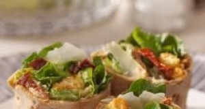 Caesar Salad Pinwheels