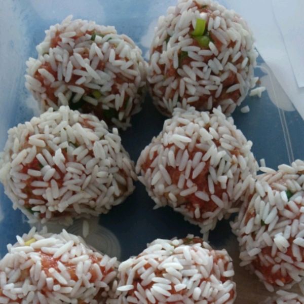 Chinese Pearl Meatballs