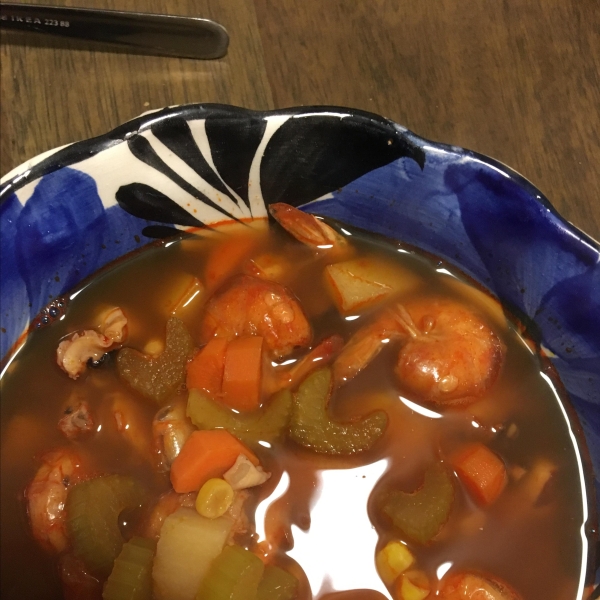 Shrimp and Octopus Soup (Caldo de Camaron y Pulpo)