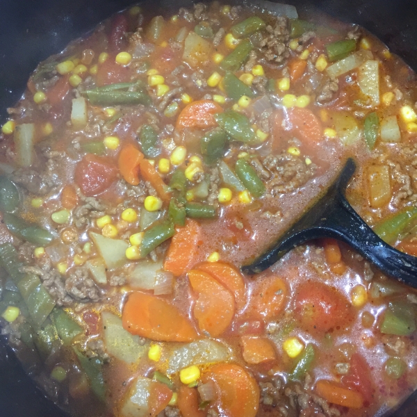 Quick, Homemade Hamburger Soup