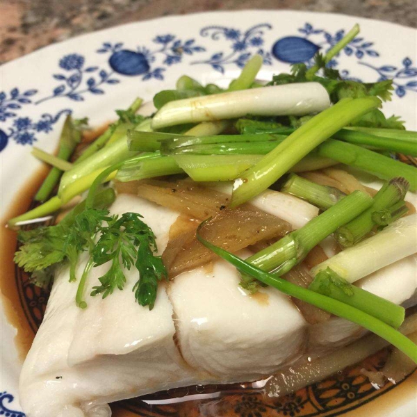 Steamed Fish with Ginger