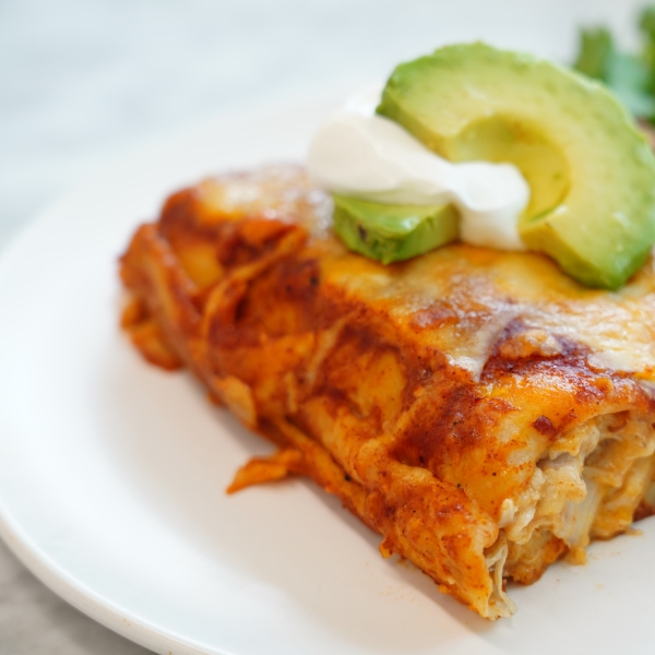 Ultimate Creamy Chicken Enchiladas