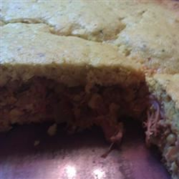 Pulled Pork Tamale Pie