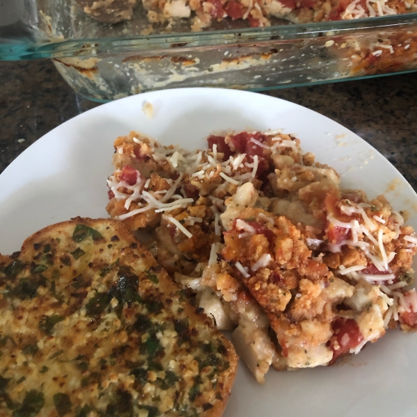 Quick Bruschetta Chicken Bake