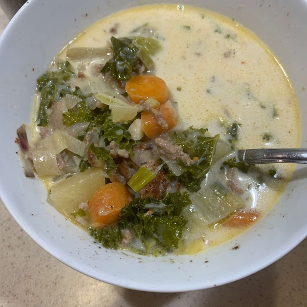 Sausage, Potato and Kale Soup