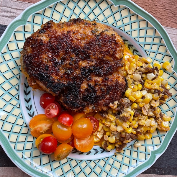 Parmesan Sage Pork Chops