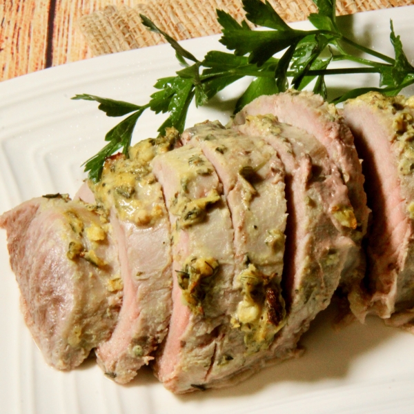 Mustard-Glazed Pork Tenderloin