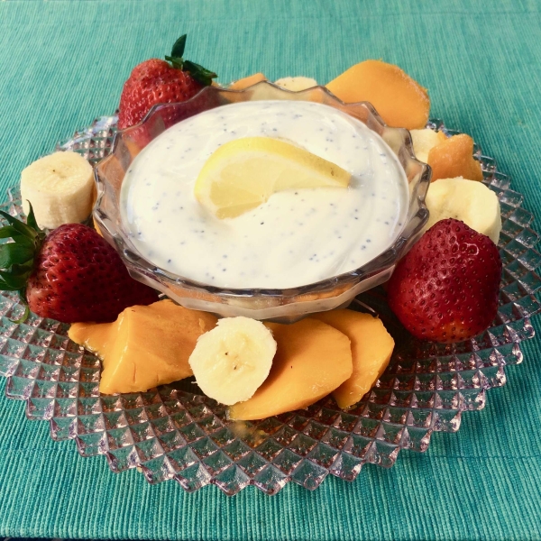 Lemon-Poppy Seed Fruit Dip