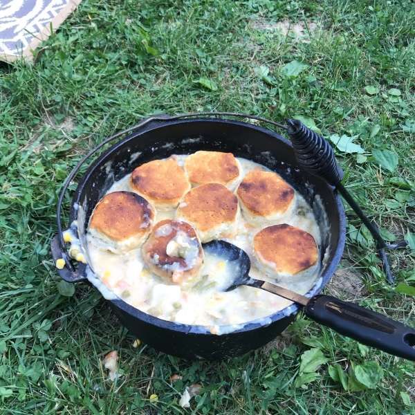 Campfire Chicken Pot Pie