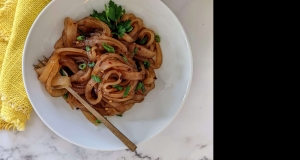 Spicy Garlic Potato Noodles