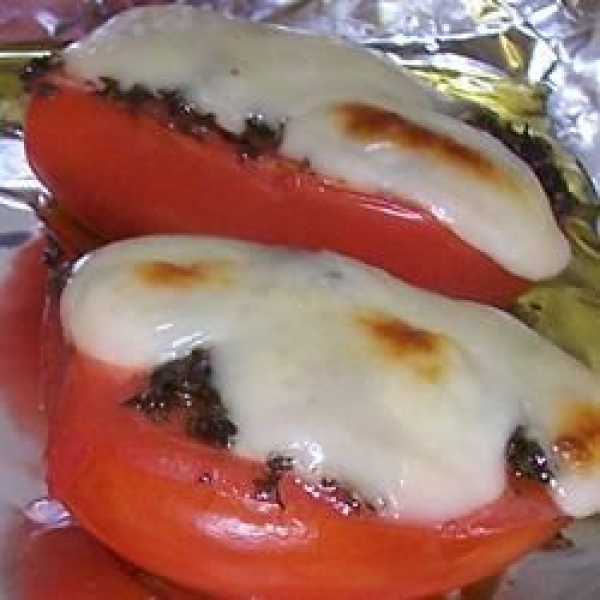 Red, Juicy, Herb-Fried Tomatoes