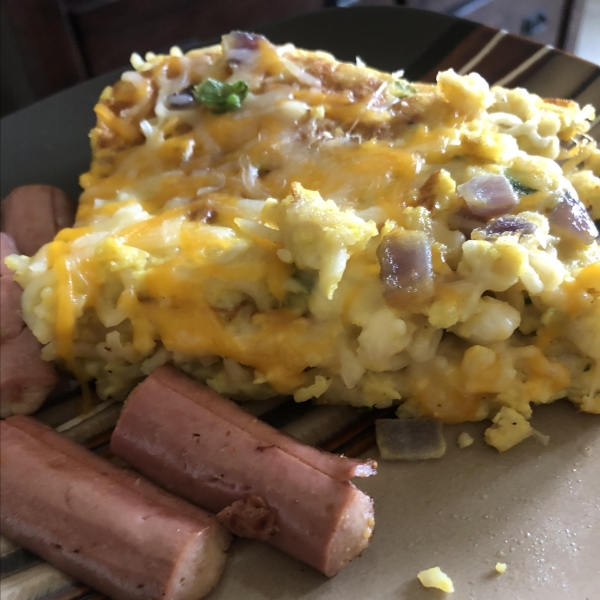Ramen Noodle Frittata