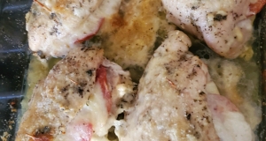 Stuffed Tomato Basil Chicken