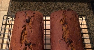 Holiday Chocolate Chip Pumpkin Bread