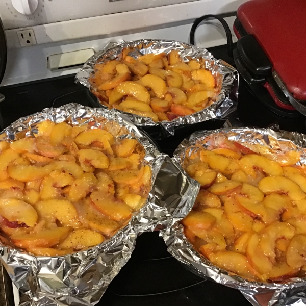 Freezer Peach Pie Filling